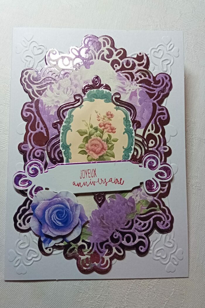 Carte d'anniversaire pour femme
