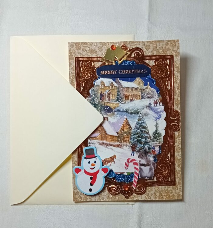 Carte artisanale de Noël