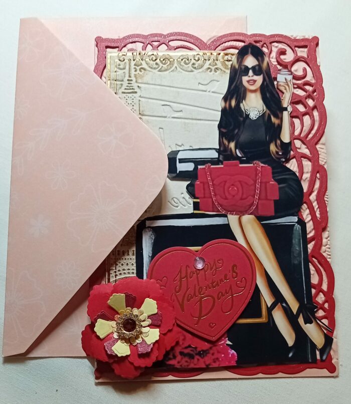 Carte artisanale St Valentin