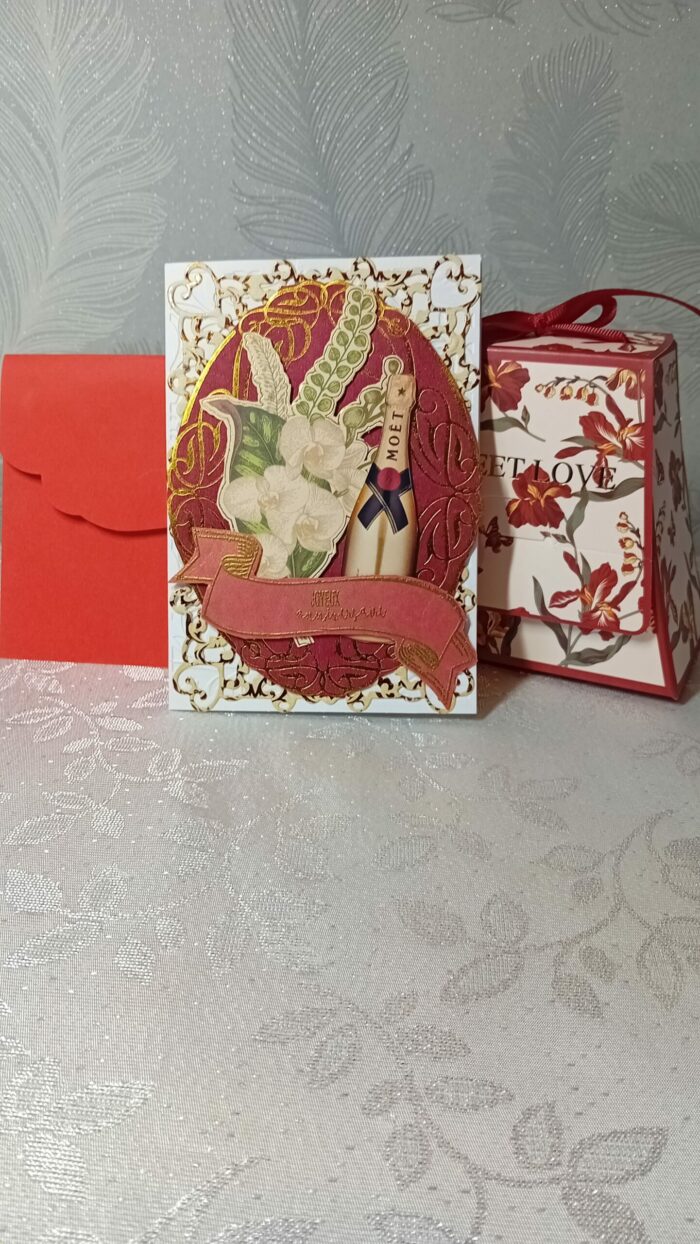 Carte d'anniversaire avec Sac cadeau