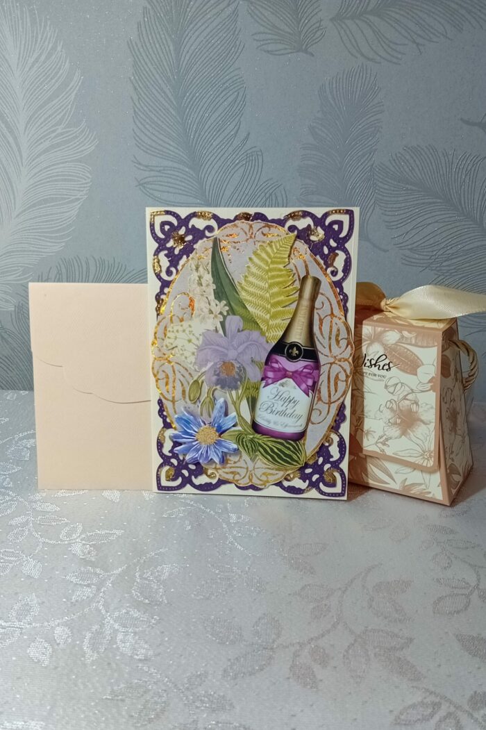 Carte d'anniversaire avec Sac cadeau